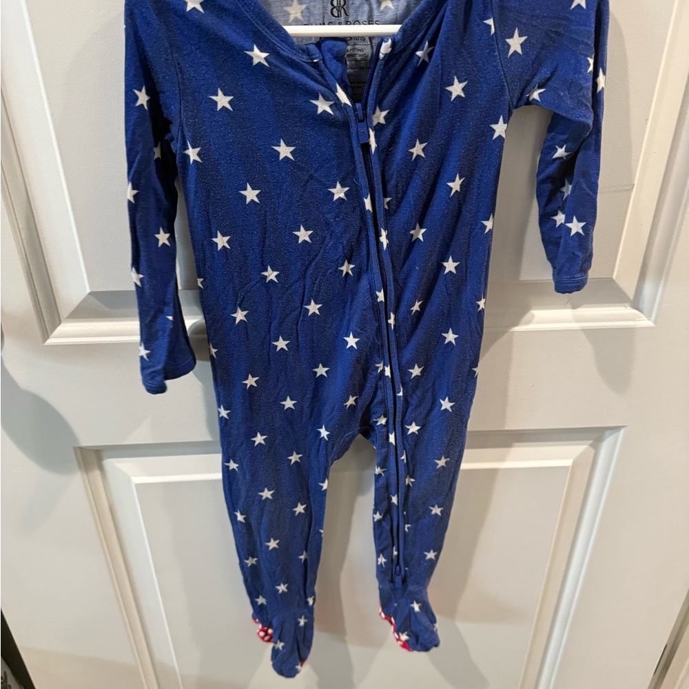 Blue Starry Kids One Piece